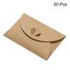 Unique Bargains Mini Envelope Heart Clasp Tiny Items Storage Cute Present Card Holder for Wedding Greeting - 3 of 4