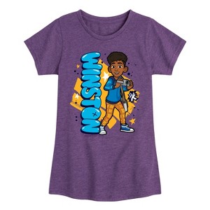 Girls' - Karma's World - Winston With Camera Fitted Short Sleeve Graphic T-Shirt - 1 of 4
