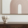 HomeRoots 12" Cream Abstract Sculptural Ceramic Table Vase - 2 of 4