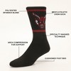 Stranger Things Hellfire Club Stripes Mens Athletic Crew Socks - 2 of 4