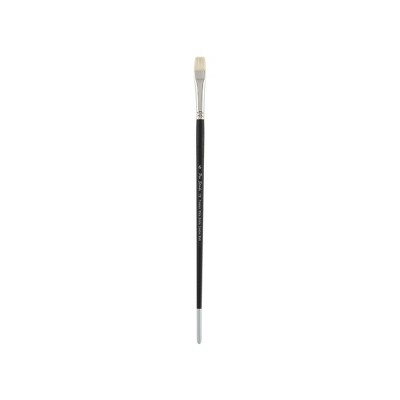 Creative Mark Pro Stroke Premium White Chungking Hog Bristle Artist Paint Brush - Bright - Natural Bristle Brush w/ Great Control Suitable for Oils,