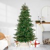 Northlight Real Touch™️ Pre-Lit Full Hudson Fir Artificial Christmas Tree - 6.5' - Warm White LED - 2 of 4