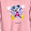 Boys' - Disney - Mickey Jump Graphic Long Sleeve Fleece Sweatshirt - 2 of 4