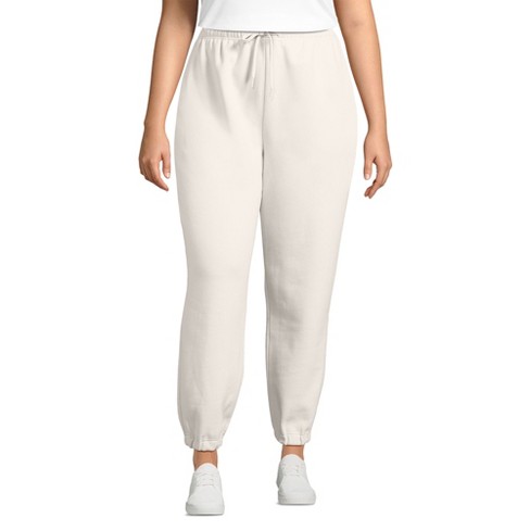 Lands' End Women's Plus Size Serious Sweats High Rise Jogger Pants - 2x ...