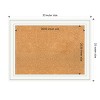Amanti Art Natural Cork Board Wood Framed Craftsman White Bulletin Board 33 in. x 25 in. - 4 of 4
