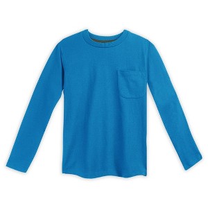 Mightly Boys & Girls Fair Trade Organic Cotton Long Sleeve Pocket T-shirt - 1 of 4