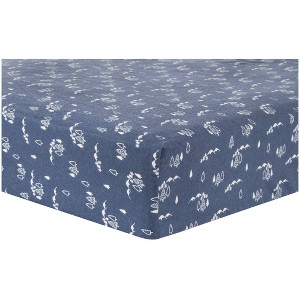 Trend Lab 100% Cotton Flannel Fitted Sheet - Mountains - 1 of 3