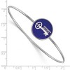 Black Bow Jewelry Sterling Silver Kappa Kappa Gamma Greek Life Bangle Bracelet 7 Inch - 2 of 3