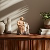 Polyresin Human Form Figurine - Reflective Pose Textured Surface - Casual Home Decor Trends for Contemporary Shelf or Tabletop Accent Display - 2 of 4