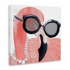 Stupell Industries Flamingo with Glam Pearls Canvas Art, 24" x 24" - 2 of 4