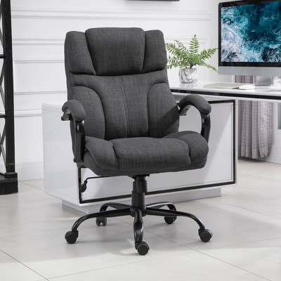 Details about   Vinsetto Ergonomic Rolling Office Desk & Computer Chair with 5 Castor Wheels & E 