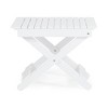 15"D x 22.75"W x 18.25"H Outdoor Folding Wooden Side Table - 4 of 4