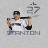 MLBPA Men's Stanton Pw Licensed Mlb Giancarlo Stanton New York Yankees Short Sleeve Graphic Cotton T-Shirt - Sport Grey L - 2 of 4