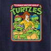 Boys' - Teenage Mutant Ninja Turtles - Retro Group April Graphic Long Sleeve Fleece Sweatshirt - 2 of 4
