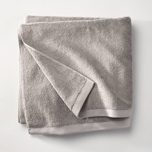 Organic Bath Towel Gray - Casaluna™