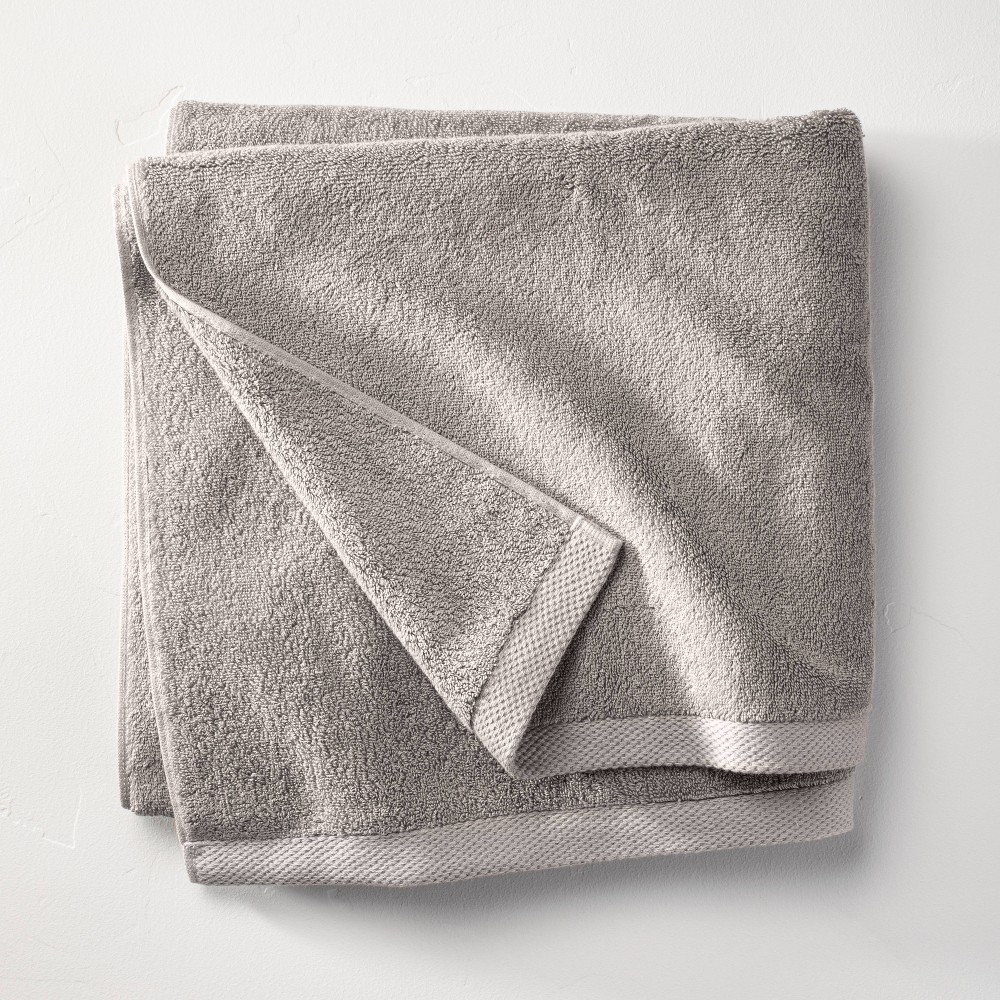 Organic Bath Towel Gray - Casaluna
