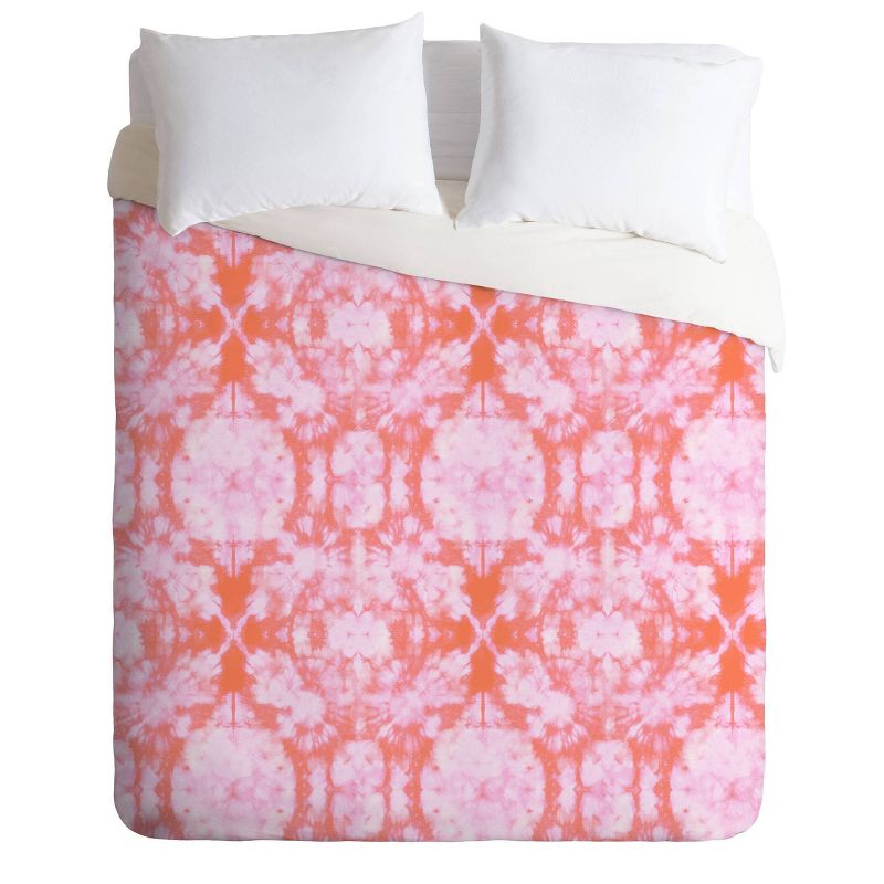 Schatzi Brown Bexeley Tie Dye Pink Comforter Set - Deny Designs, 1 of 8