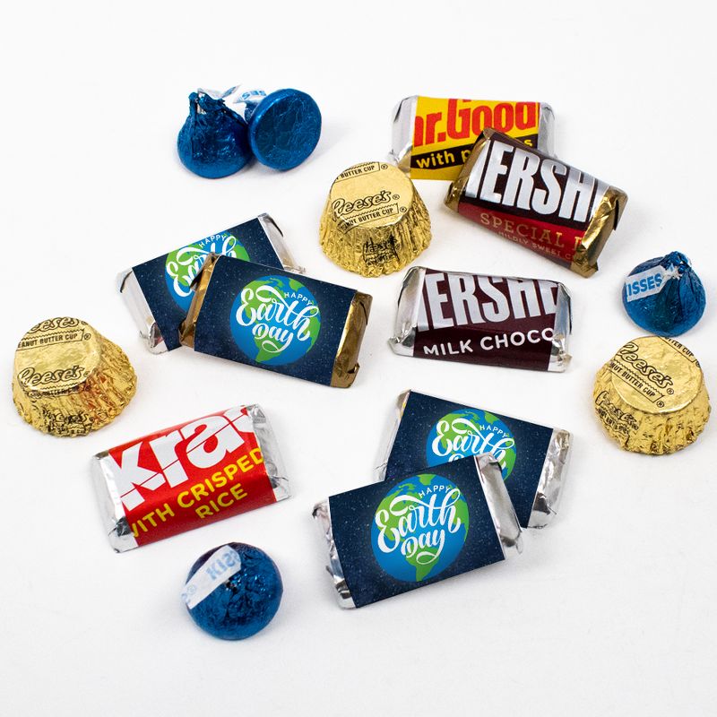105 Pcs Earth Day Chocolate Party Favors Promotional Items Candy Giveaways (1.75 lbs; approx. 105 Pcs), 1 of 3