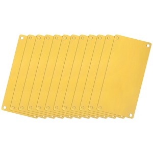 Unique Bargains DIY Laser Printing Office Engraving Blank Metal Card 12 Pcs - 1 of 4