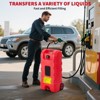 Fuel Caddy, 15 Gallon Portable Fuel Delivery Tank with 10Ft Delivery Hose and Wheels, Diesel and Gasoline Fuel Tank - 2 of 4