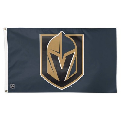 Las Vegas Golden Knights NHL Flag Banner 2 Sided 12.5 x 28 Gold Black