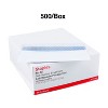 MyOfficeInnovations Self Seal Security Tinted Bus.Envelope 4 1/8" x 9 1/2" White 500/BX 511290 - 4 of 4