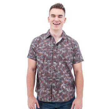 Men's Ecoths Jericho Relaxed Fit Short Sleeve Button Down Shirt