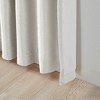 TOBILE Twist Tab Total Blackout Window Curtain Panel White 50x84" Blackout - 3 of 4