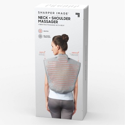 Sharper Image Heated Neck And Shoulder Massager Wrap_1