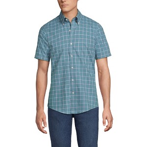 Lands' End Men's Short Sleeve No Iron Twill Shirt - 1 of 3