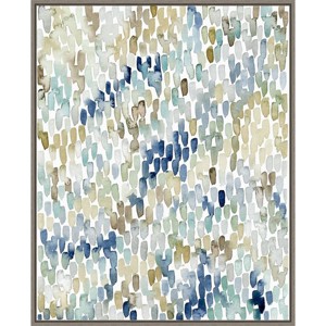 23" x 28" River Wavelets I by Grace Popp Framed Canvas Wall Art Print - Amanti Art: Modern Lithograph, Polystyrene Frame - 1 of 4