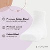 Cozyway Crew Cotton Baby Socks - 12 Pack Stretch Newborn Socks, Baby Socks 0-6 Months, Infant Socks, White, 0-6 Months, Unisex - 2 of 4