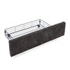 GDFStudio Monica Modern Velvet Upholstered Queen Platform Bed with Storage Drawers and Tufted Headboard - 3 of 4