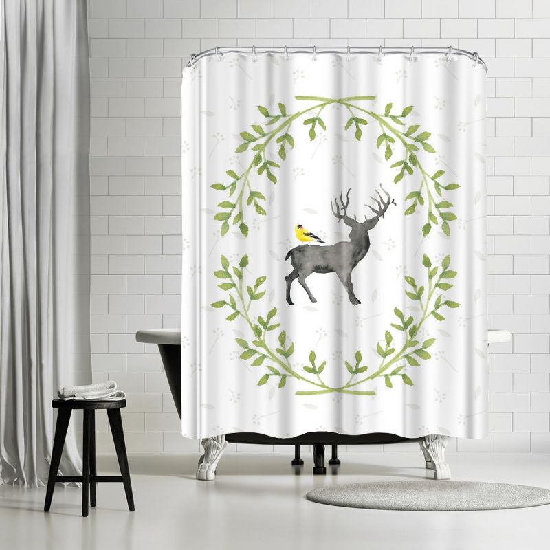 Americanflat 71" x 74" Shower Curtains - Available in Variety of Styles, 1 of 7