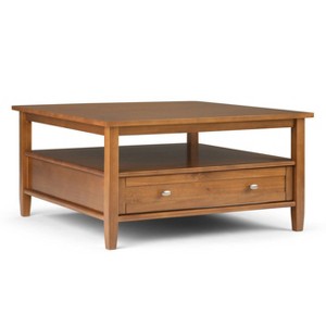 Norfolk Square Coffee Table Brown - Wyndenhall