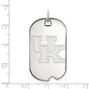 Black Bow Jewelry 14k White Gold Kentucky Wildcats NCAA Large Pendant - 2 of 3