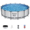 Bestway Steel Pro MAX 15' x 48" Prismatic Stone Above Ground Pool Set - 3 of 4
