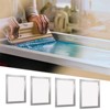 VEVOR Screen Printing Kit, 4 Pieces Aluminum Silk Screen Printing Frames, 20x24inch,with 355 Count Mesh, High Tension Nylon Mesh and Sealing Tape,Gray - 2 of 4