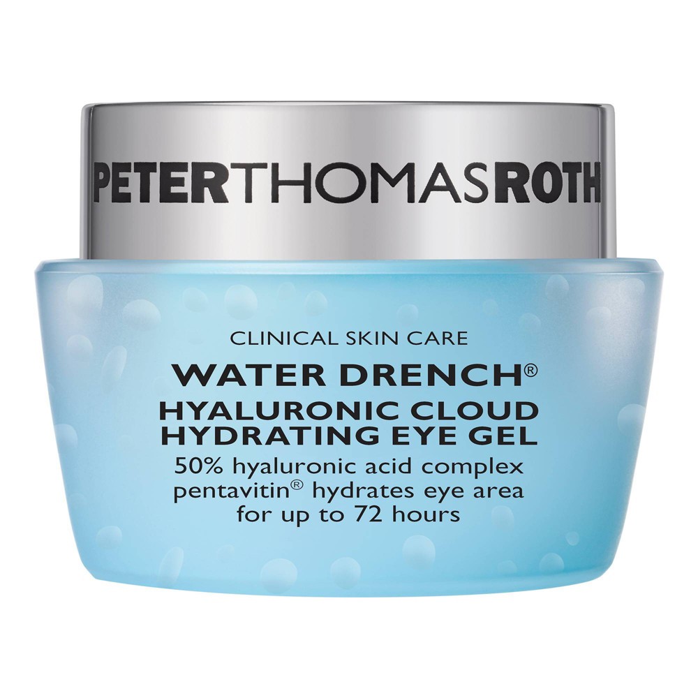 Photos - Cream / Lotion PETER THOMAS ROTH Water Drench Hyaluronic Cloud Hydrating Eye Gel - 0.5 fl