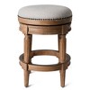 Maven Lane Pullman Backless Swivel Fabric Counter Height Bar Stool - 3 of 4