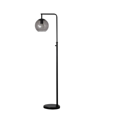 Glass Floor Lamp Black (Includes LED Light Bulb) - Project 62™