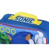 Sonic The Hedgehog Kids Lunch Box Raised Character Insulated Lunch Bag Tote - 3 of 4
