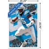 Trends International NFL Carolina Panthers - Derrick Brown 24 Framed Wall Poster Prints - 3 of 4