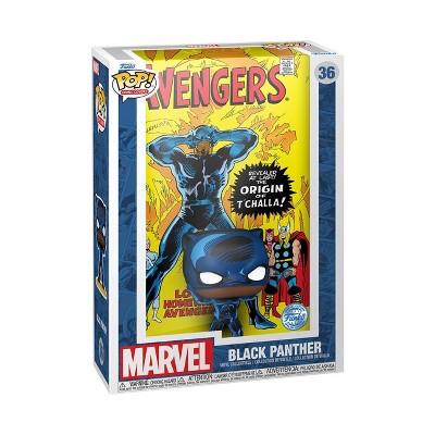 Funko Pop! Comic Cover: Marvel - Avengers Black Panther Figure : Target