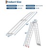 Loading Ramps for Pickup Trucks, Lightweight Aluminum Ramps with Load Straps for Motorcycle, Lawn Mowers, ATV/UTV - 2 of 4