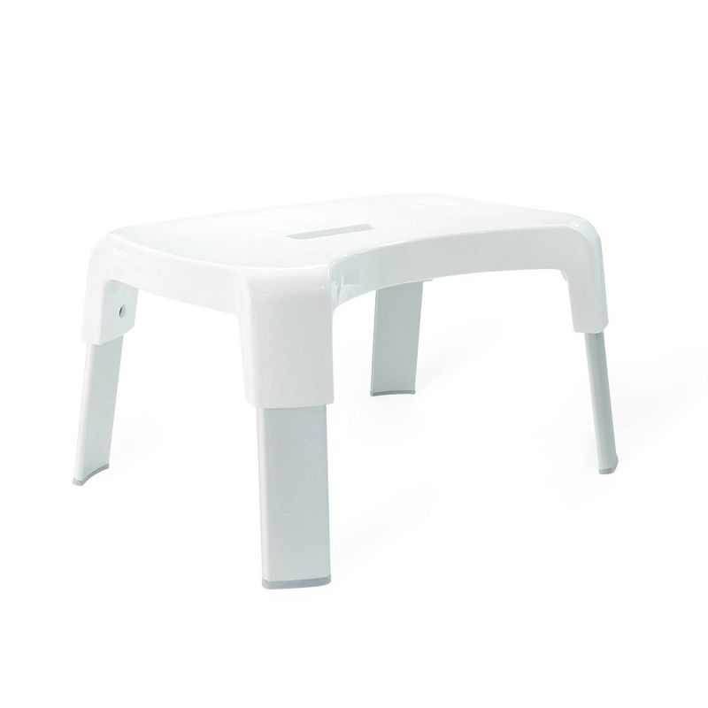 Smart 4 Multi-Purpose Bathroom Stool with Rust Proof Aluminum Legs White - Better Living Products, 3 of 5
