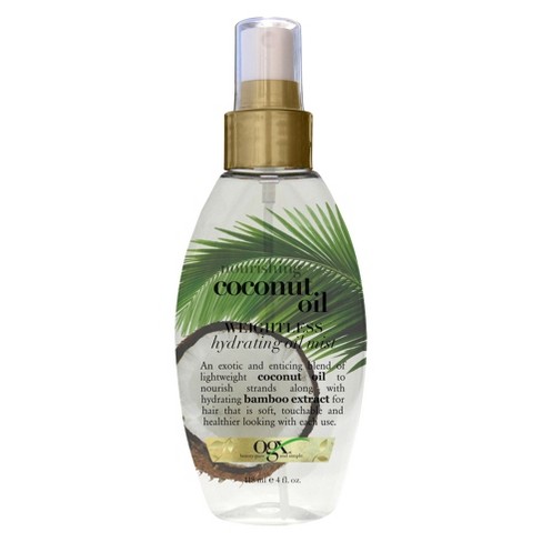 OGX Nourishing Coconut Oil Weightless Hydrating Oil Mist Lightweight Leave-In Hair Treatment - 4.0 fl oz - image 1 of 3