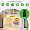 Vlsrka Sideboard Buffet Cabinet with Charging Station, Suitable for Living Room and Kitchen,White - 3 of 4