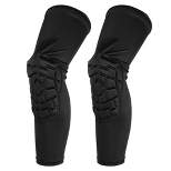 Unique Bargains Block Shape Knee Brace Protection Sponge Knee Pads Soft Breathable Knee Support Black 1 Pair