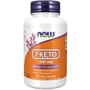 7-Keto 100 mg Veg Caps by Now Foods  -  120 VegCap - 1 of 3